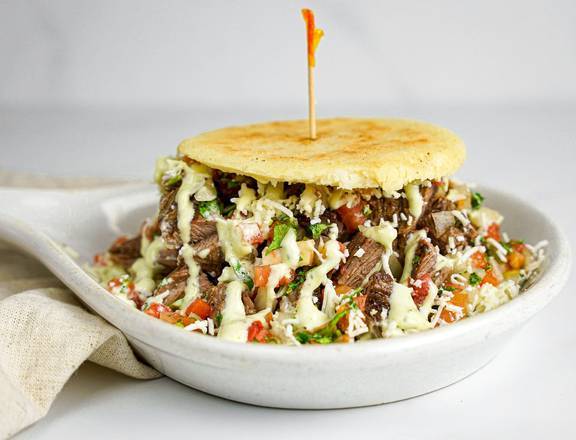Order Arepa La Abrazada food online from Sabor Venezolano Kendall store, Miami on bringmethat.com