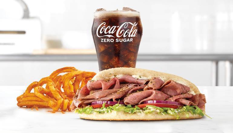 Order Roast Beef Gyro food online from Arby store, Belle on bringmethat.com