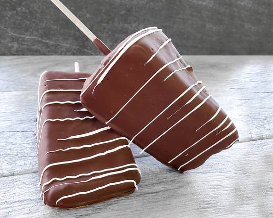 Order Chocolate Dipped New York Cheesecake food online from Pete & Belle Ice Cream Shop store, Spokane Valley on bringmethat.com