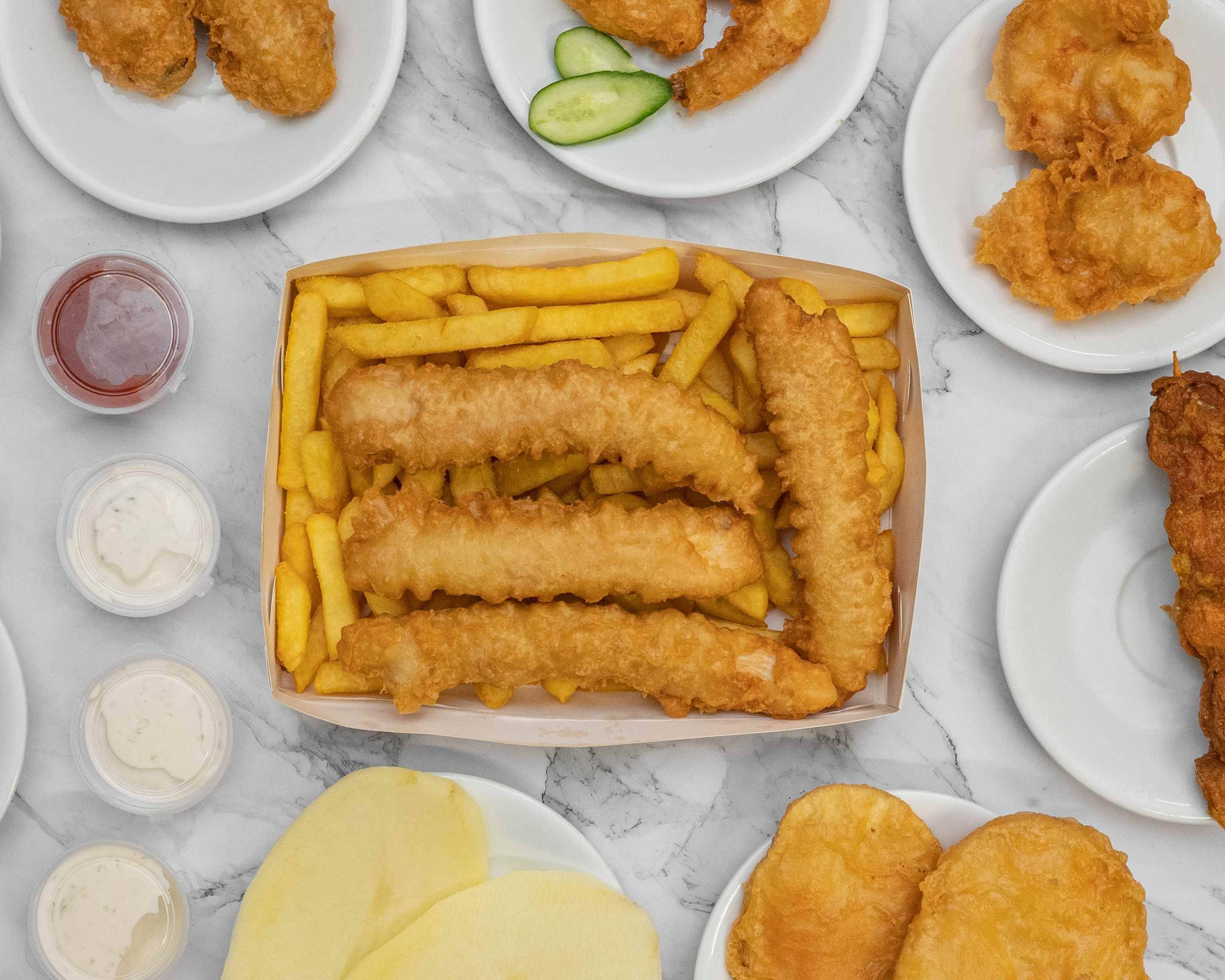 Buckley Fish and Chips Restaurant Menu