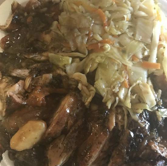 Order Jerk Chicken (Large) food online from Royale Cafe store, Jacksonville on bringmethat.com