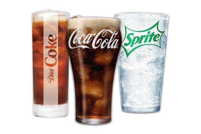 Order Coca-Cola Fountain Drinks food online from Red Hot and Blue store, Fairfax on bringmethat.com