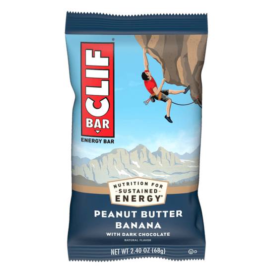 Order Clif Bar Peanut Butter Banana Dark Chocolate 2.4oz food online from Casey store, Elkhart on bringmethat.com