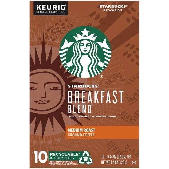 Order Starbucks Breakfast Blend K-Cup Pods, 10 CT food online from Cvs store, SUNNYVALE on bringmethat.com