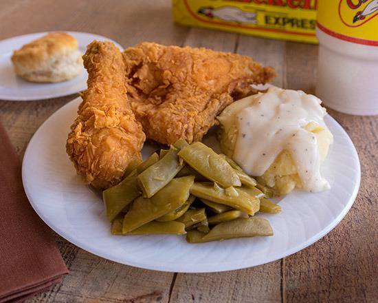 Order 2 Piece Chicken Combo food online from Chicken Express store, Saginaw on bringmethat.com