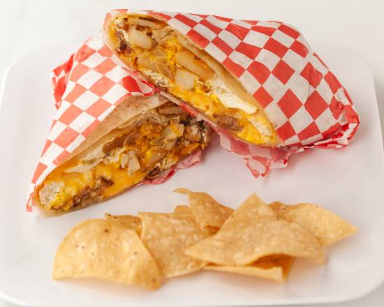 Order Breakfast Burrito food online from El Chinaco store, Costa Mesa on bringmethat.com