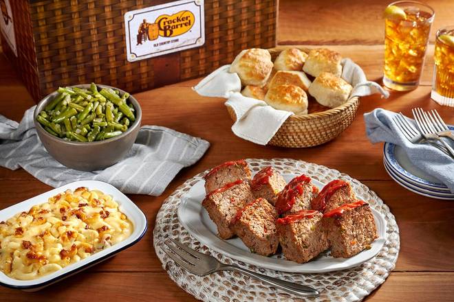 Order Scratch-Made Meatloaf Family Meal Basket food online from Cracker Barrel Old Country Store store, Somerset on bringmethat.com
