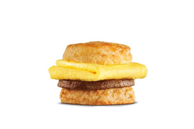 Order Sausage & Egg Biscuit food online from Hardee store, Cabot on bringmethat.com