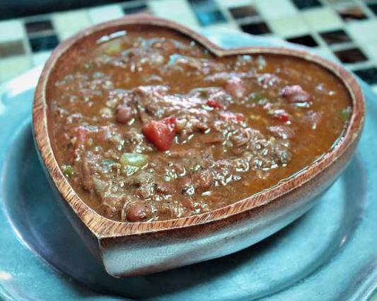 Order Chili Soup Quart food online from The Stone Soup Company (Ybor City) store, Tampa on bringmethat.com