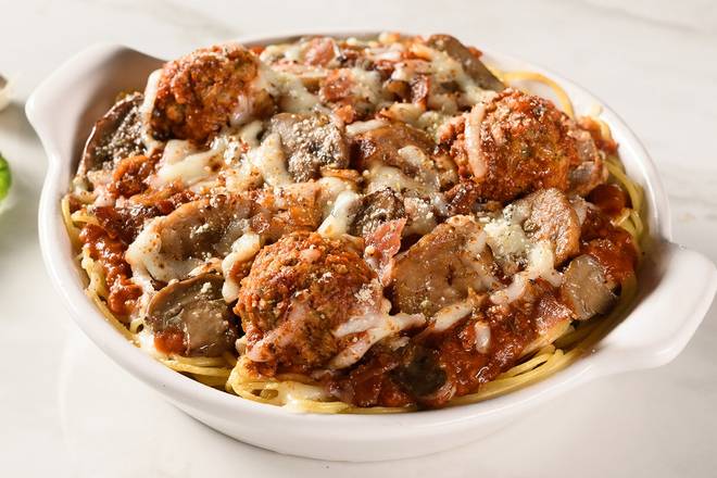 Order Loaded Baked Spaghetti food online from Fazoli's store, Lexington-Fayette on bringmethat.com