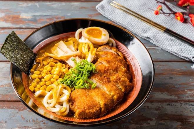 Order U#11 Tonkatsu Curry Udon food online from Kyuramen 九汤屋 store, Cherry Hill on bringmethat.com