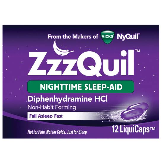Order ZZZQuil Sleep Aid 12ct food online from Casey store, Omaha on bringmethat.com