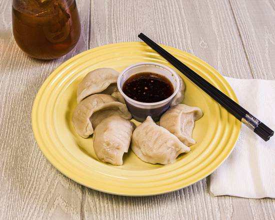 Order A1. Steamed Dumplings (6) 水餃 food online from Uncle Chen's Chinese Restaurant store, State College on bringmethat.com
