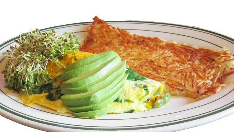 Order Garden Omelet food online from Lumberjacks store, Petaluma on bringmethat.com