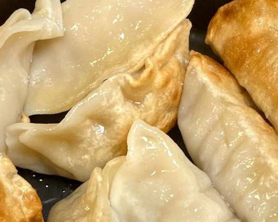 Order Fried Dumplings (8) food online from China River store, The Village on bringmethat.com