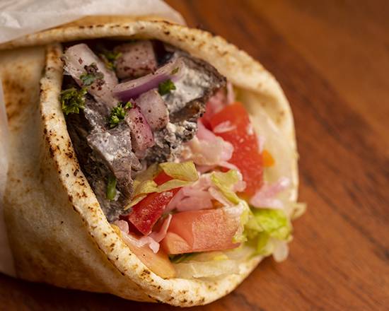 Order Beef Shawarma Wrap food online from Daily Bread Marketplace store, Miami on bringmethat.com