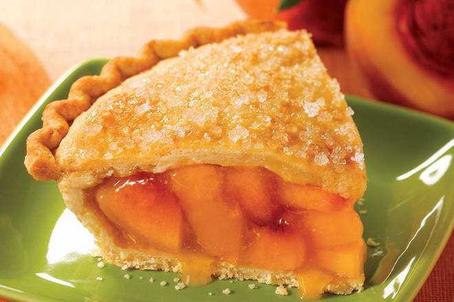 Order Peach Pie Slice food online from Bakers Square Restaurant & Pies store, Mankato on bringmethat.com
