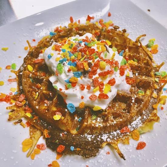Order Fruity Pebble Waffle food online from The Local - Jacksonville store, Jacksonville on bringmethat.com