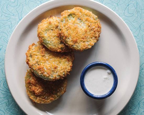 Order Fried Green Tomatoes (4 slices) food online from Uhmazing Blt store, Des Plaines on bringmethat.com