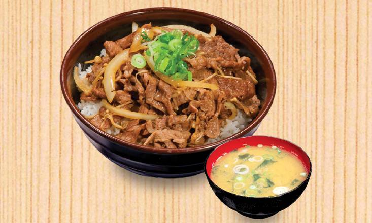 Order 112. Beef Bowl food online from Ajisen Ramen store, San Diego on bringmethat.com