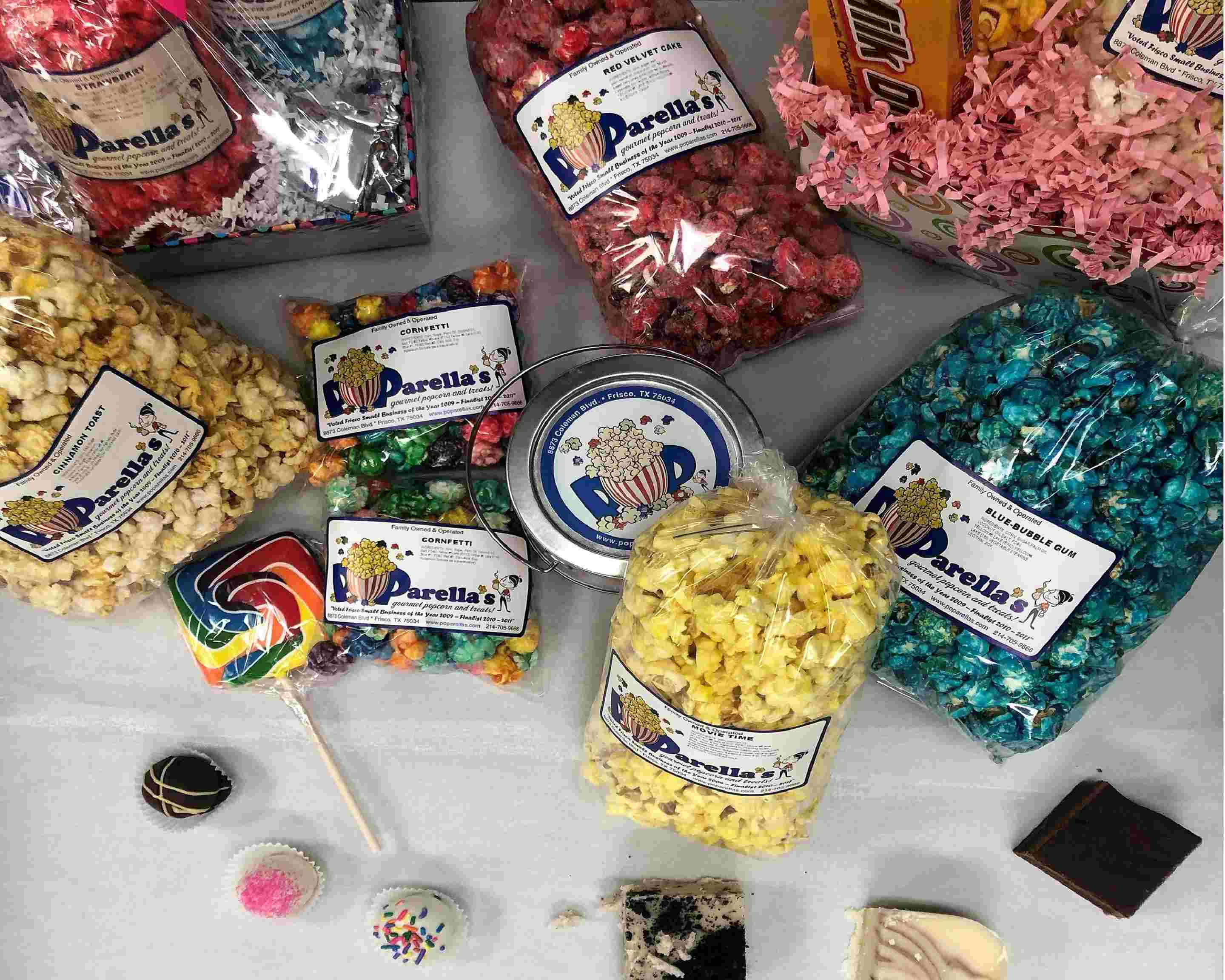 Poparella's Gourmet Popcorn Menu Frisco • Order Poparella's Gourmet