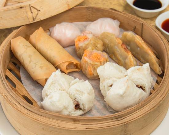 Order Dim Sum Sampler food online from Gold Marquess Fine Chinese Cuisine store, Pembroke Pines on bringmethat.com