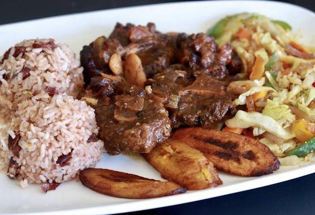 Order Oxtail and Butter Beans food online from Catered Delight Llc store, Casselberry on bringmethat.com