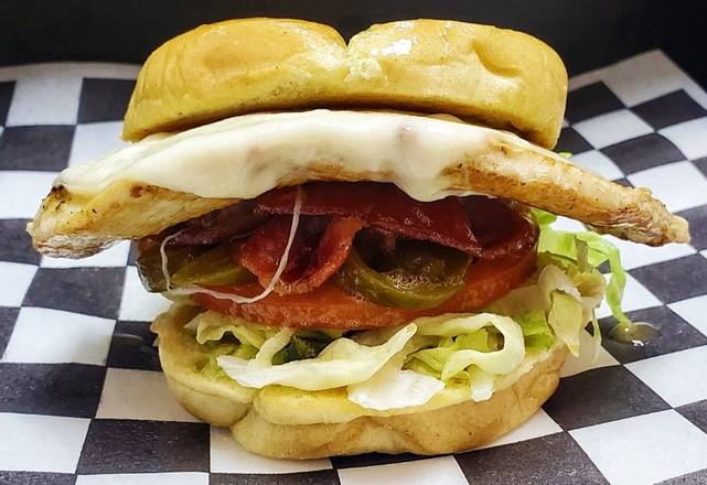 Order Chicken Burger on Fire food online from Burger Legend store, Altamonte Springs on bringmethat.com