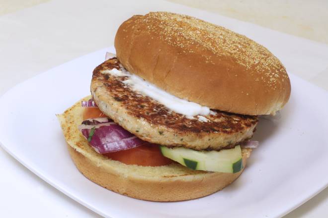 Order Chicken Burger Combo Meal food online from Koko's Mediterranean Grille store, Chicago on bringmethat.com