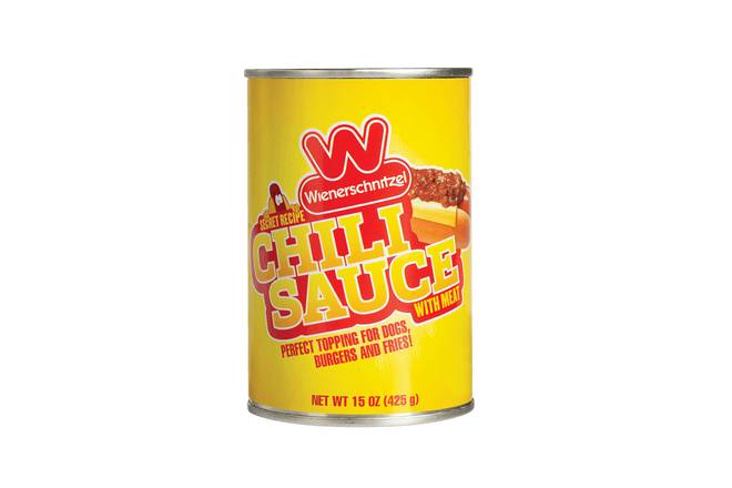 Order Can of Chili Sauce food online from Wienerschnitzel store, Los Banos on bringmethat.com
