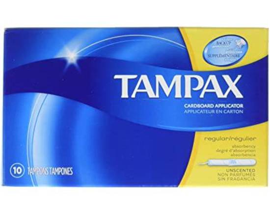 Order Tampax Regular 10 Pack  food online from Trumbull Super Stop store, Trumbull on bringmethat.com