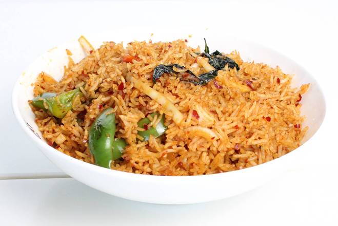 Order Spicy Thai Basil Fried Rice food online from Inchin Bamboo Garden store, Nashville on bringmethat.com