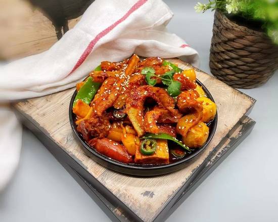 Order 提督香锅金钱肚 TIDU beff tripe pot️️樂 food online from Fashion Wok store, Sunnyvale on bringmethat.com