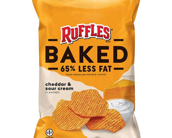 Order Ruffles Baked Sour cream and Cheddar 1.85oz food online from Fresko Market store, Miami on bringmethat.com