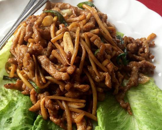 Order 48. Shredded Pork with Soybean Sauce, Beijing Style food online from Mulan Asian Bistro East store, Memphis on bringmethat.com