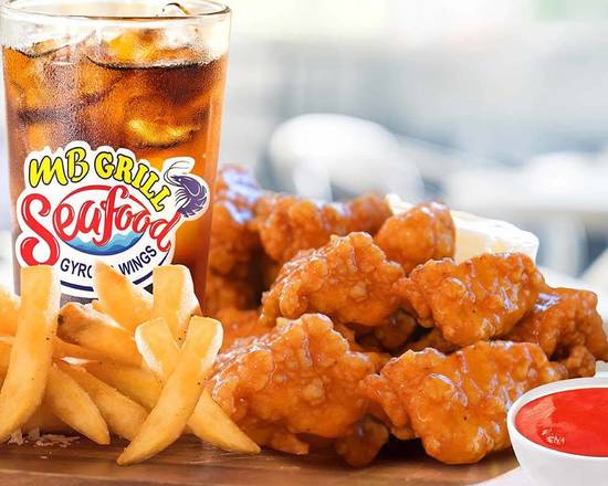 Order Boneless Wings (10 pcs) food online from Mb Grill store, Pinellas Park on bringmethat.com