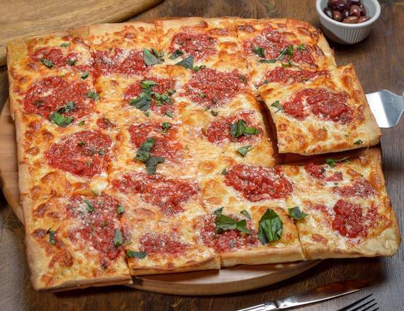 Order Grandma Thin Crust Pan Pizza food online from Mangiano Pizza Restaurant & Catering store, Hanover on bringmethat.com