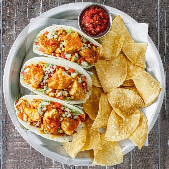 Order Buffalo Chicken Tacos food online from Buffalos Cafe store, Dacula on bringmethat.com