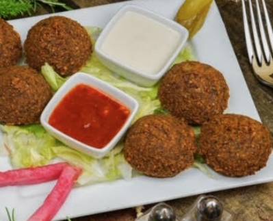 Order Falafel food online from Dvine Mediterranean store, Corona on bringmethat.com