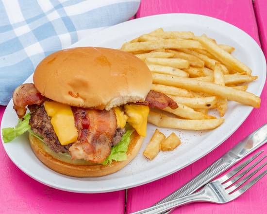 Order Cheeseburger (6 oz) food online from Camellia Grill store, New Orleans on bringmethat.com