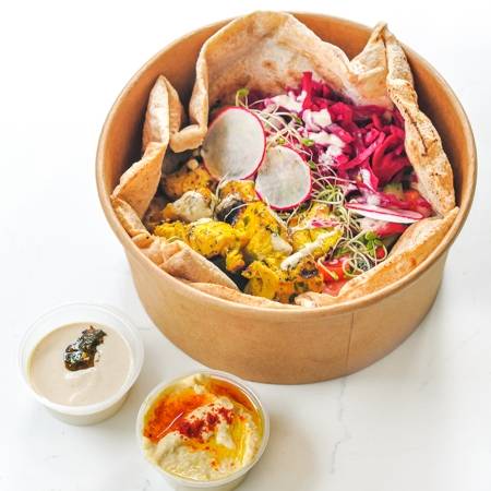 Order SUMAC CHICKEN SHASHLIK food online from Abbale Telavivian Kitchen store, Miami Beach on bringmethat.com