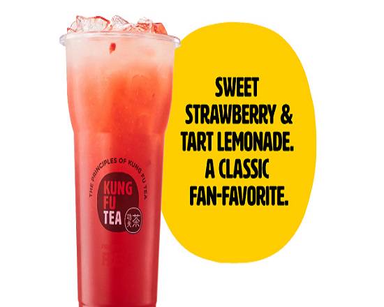 Order Strawberry Lemonade Punch food online from Kung Fu Tea store, St. Petersburg on bringmethat.com