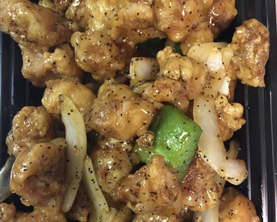 Order Black Pepper Chicken food online from China Express store, Minneapolis on bringmethat.com