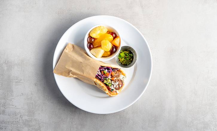 Order Rustic Lamb Pita food online from Zoe's Kitchen store, Dallas on bringmethat.com