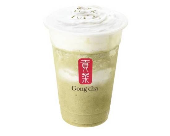 Matcha Milk Foam Smoothie 抹茶奶蓋冰沙