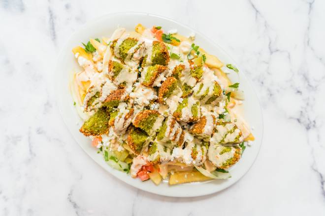 Order Falafel Cart Fries food online from Falafel Cart store, Sacramento on bringmethat.com