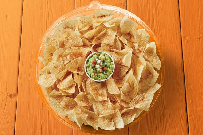 Order Chips & Guacamole Party Tray food online from Fuzzy's Taco Shop store, Beaumont on bringmethat.com