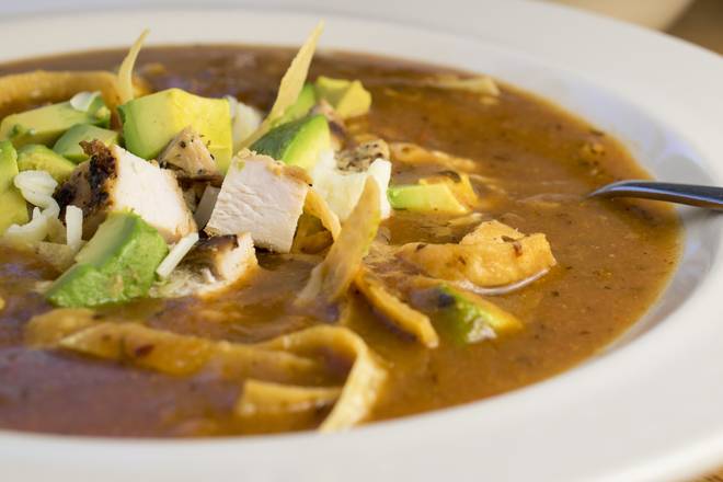 Order Tortilla Soup Bowl food online from El Chico store, Tulsa on bringmethat.com