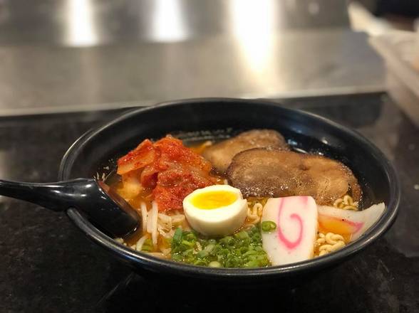 Order R9 SPICY KIMCHI RAMEN food online from Ninja Ramen & Thai store, Corpus Christi on bringmethat.com