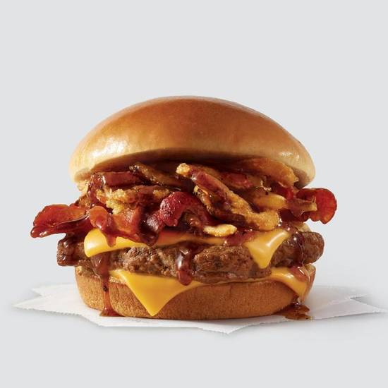 Order Bourbon Bacon Cheeseburger food online from Wendy'S store, Quakertown on bringmethat.com